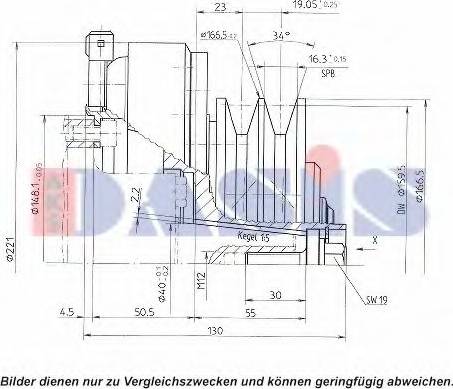 AKS Dasis 851169N - Magnetic Clutch, air conditioner compressor car-mod.net