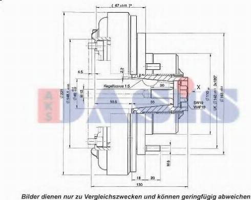 AKS Dasis 851167N - Compressor, air conditioning car-mod.net