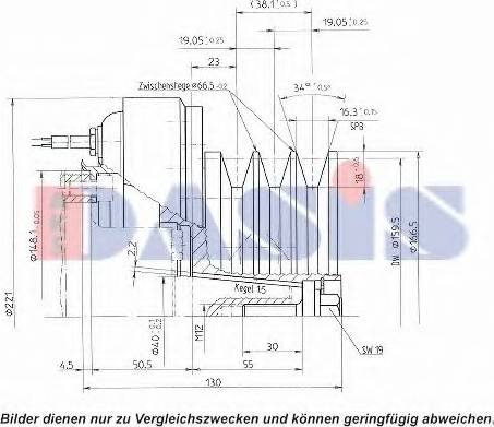 AKS Dasis 851135N - Magnetic Clutch, air conditioner compressor car-mod.net