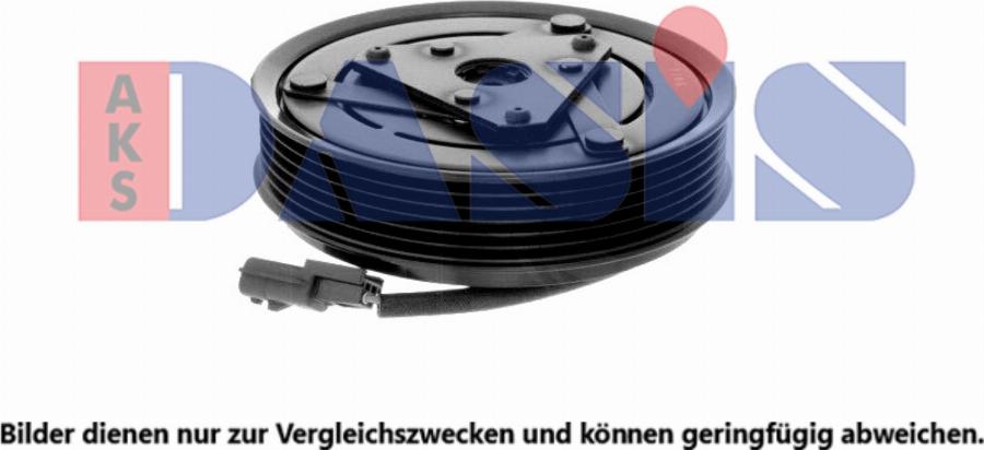AKS Dasis 851176N - Magnetic Clutch, air conditioner compressor car-mod.net
