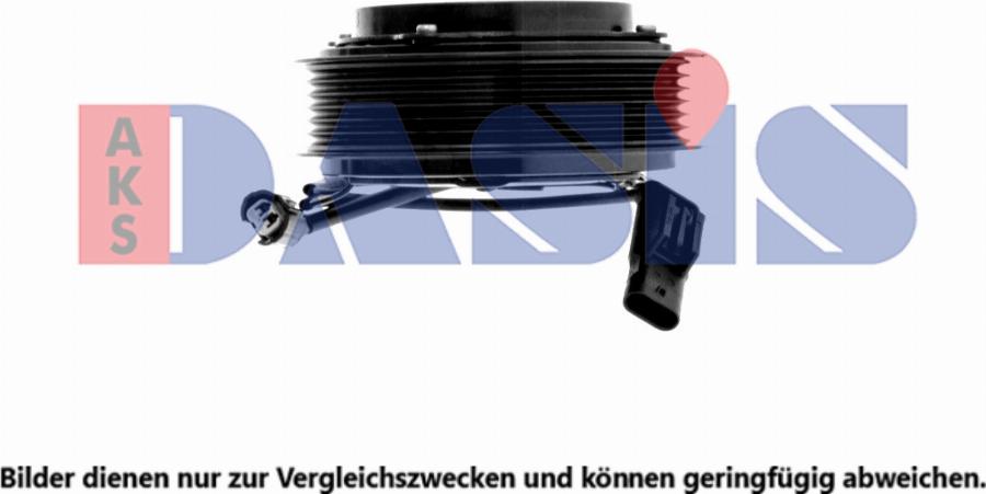 AKS Dasis 851173N - Magnetic Clutch, air conditioner compressor car-mod.net