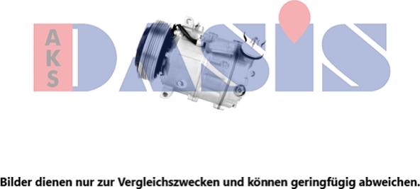 AKS Dasis 851801N - Compressor, air conditioning car-mod.net