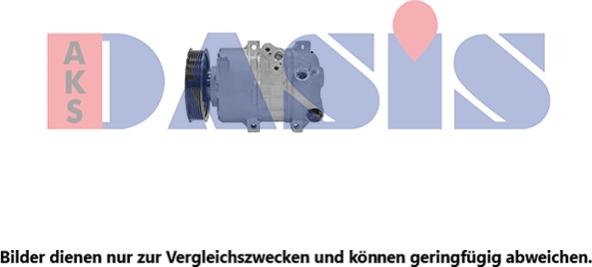 AKS Dasis 853096N - Compressor, air conditioning car-mod.net