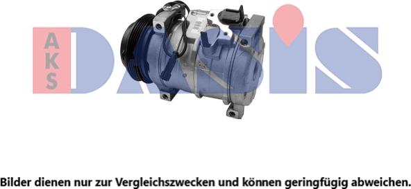 AKS Dasis 853030N - Compressor, air conditioning car-mod.net