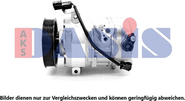 AKS Dasis 853079N - Compressor, air conditioning car-mod.net