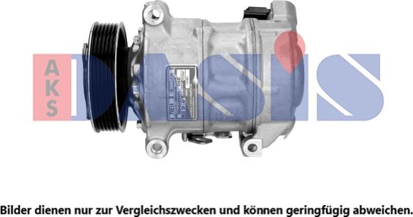 AKS Dasis 853118N - Compressor, air conditioning car-mod.net