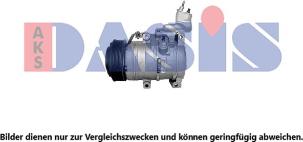 AKS Dasis 852931N - Compressor, air conditioning car-mod.net