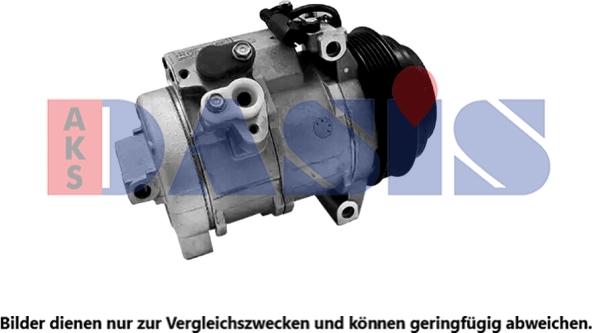 AKS Dasis 852582N - Compressor, air conditioning car-mod.net