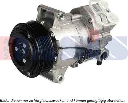 AKS Dasis 852697N - Compressor, air conditioning car-mod.net