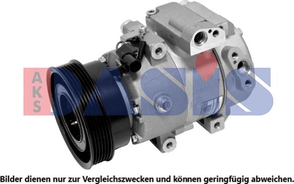 AKS Dasis 852815N - Compressor, air conditioning car-mod.net