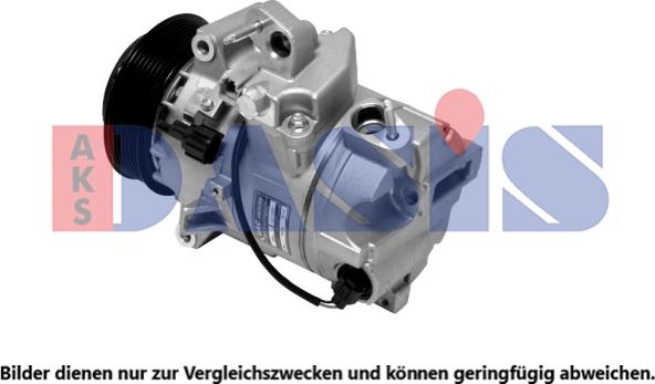 AKS Dasis 852260N - Compressor, air conditioning car-mod.net