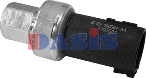 AKS Dasis 860203N - Pressure Switch, air conditioning car-mod.net