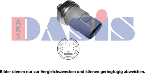 AKS Dasis 860207N - Pressure Switch, air conditioning car-mod.net
