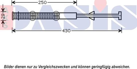 AKS Dasis 800617N - Dryer, air conditioning car-mod.net