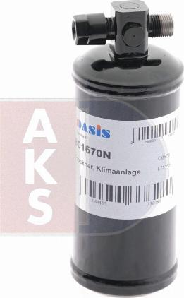 AKS Dasis 801670N - Dryer, air conditioning car-mod.net