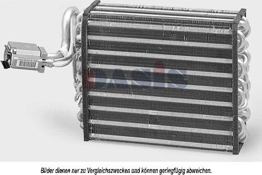 AKS Dasis 820440N - Evaporator, air conditioning car-mod.net
