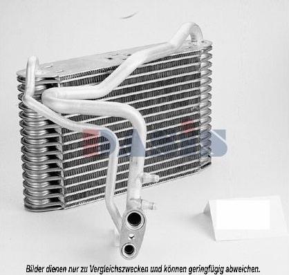 AKS Dasis 820500N - Evaporator, air conditioning car-mod.net