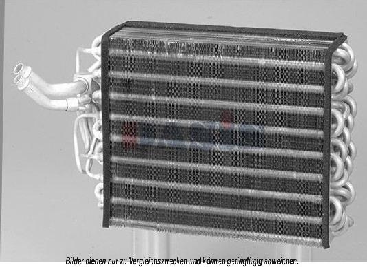 AKS Dasis 820008N - Evaporator, air conditioning car-mod.net