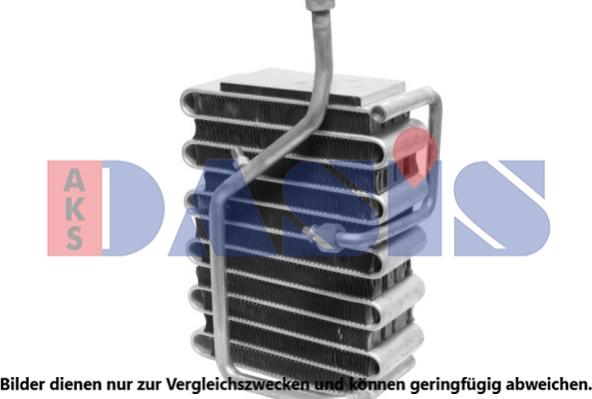 AKS Dasis 820160N - Evaporator, air conditioning car-mod.net
