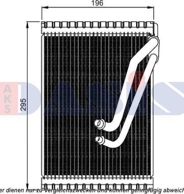 AKS Dasis 820376N - Evaporator, air conditioning car-mod.net