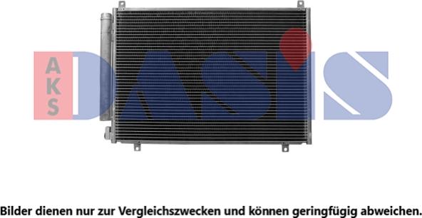 AKS Dasis 322035N - Condenser, air conditioning car-mod.net