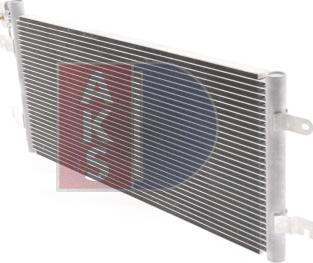AKS Dasis 242050N - Condenser, air conditioning car-mod.net