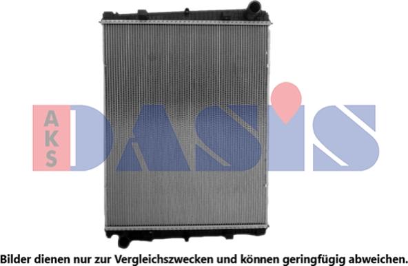 AKS Dasis 260055N - Radiator, engine cooling car-mod.net