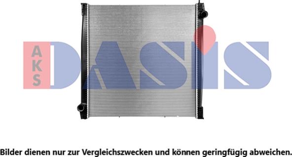 AKS Dasis 260007SXB - Radiator, engine cooling car-mod.net