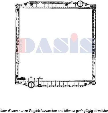 AKS Dasis 261002N - Radiator, engine cooling car-mod.net