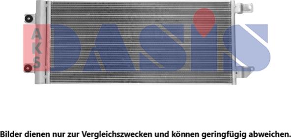 AKS Dasis 262004N - Condenser, air conditioning car-mod.net