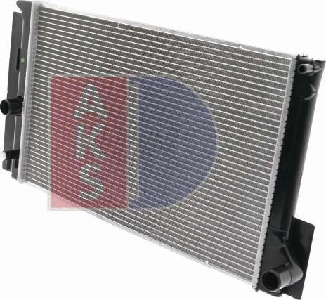 AKS Dasis 210186N - Radiator, engine cooling car-mod.net
