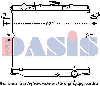 AKS Dasis 210216N - Radiator, engine cooling car-mod.net