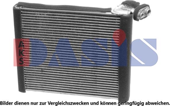 AKS Dasis 212139N - Evaporator, air conditioning car-mod.net