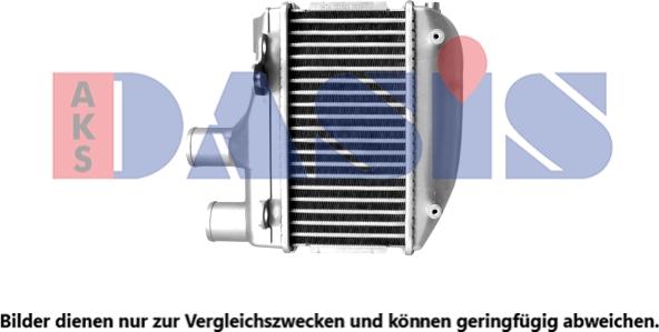 AKS Dasis 217011N - Intercooler, charger car-mod.net