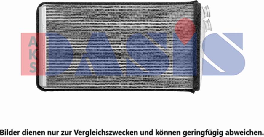 AKS Dasis 289003N - Heat Exchanger, interior heating car-mod.net