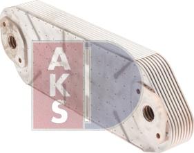 AKS Dasis 286013N - Oil Cooler, engine oil car-mod.net