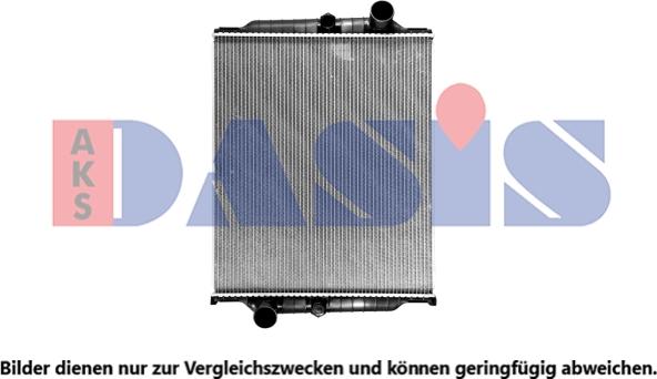 AKS Dasis 280017SXV - Radiator, engine cooling car-mod.net