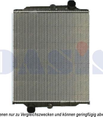 AKS Dasis 280017S - Radiator, engine cooling car-mod.net