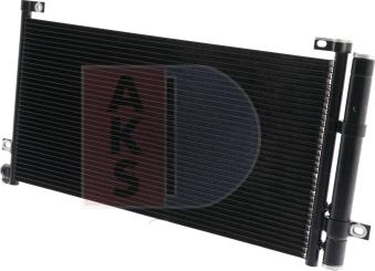 AKS Dasis 282007X - Condenser, air conditioning car-mod.net