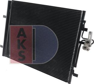 AKS Dasis 222009N - Condenser, air conditioning car-mod.net
