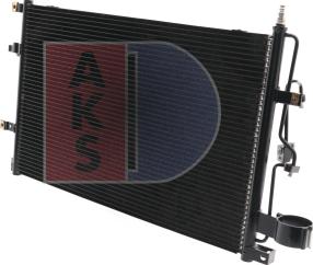 AKS Dasis 222005N - Condenser, air conditioning car-mod.net