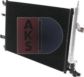 AKS Dasis 222000N - Condenser, air conditioning car-mod.net