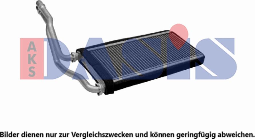 AKS Dasis 279004N - Heat Exchanger, interior heating car-mod.net