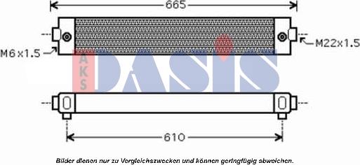 AKS Dasis 276000N - Oil Cooler, manual transmission car-mod.net