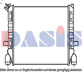 AKS Dasis 270050N - Radiator, engine cooling car-mod.net