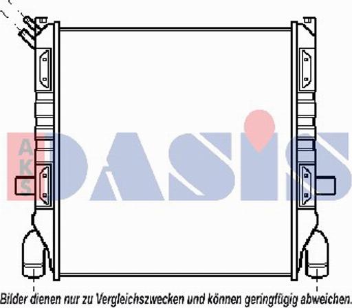 AKS Dasis 270050T - Radiator, engine cooling car-mod.net