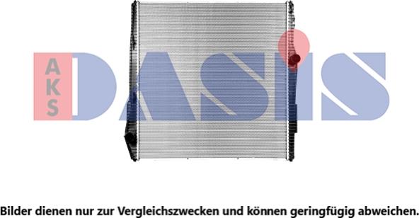 AKS Dasis 270014SXT - Radiator, engine cooling car-mod.net