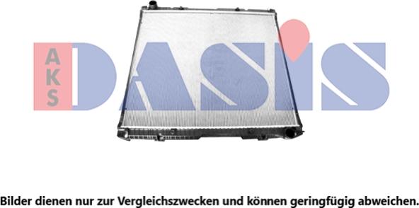 AKS Dasis 270018N - Radiator, engine cooling car-mod.net