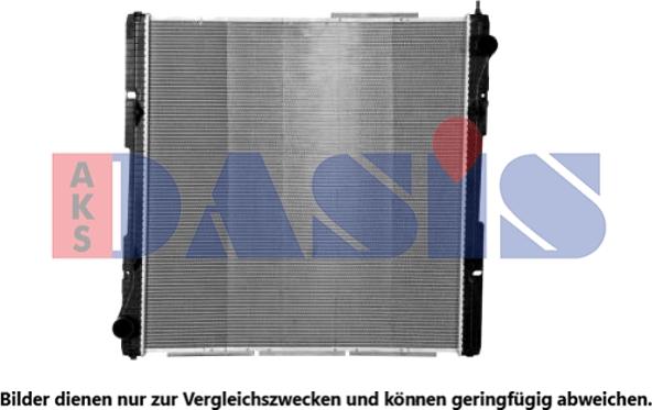 AKS Dasis 270018S - Radiator, engine cooling car-mod.net