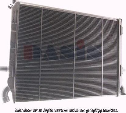 AKS Dasis 270100N - Radiator, engine cooling car-mod.net